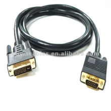 DVI TO VGA CABLE DVI 24+5 (DVI-I) Male to VGA Male Monitor Cable